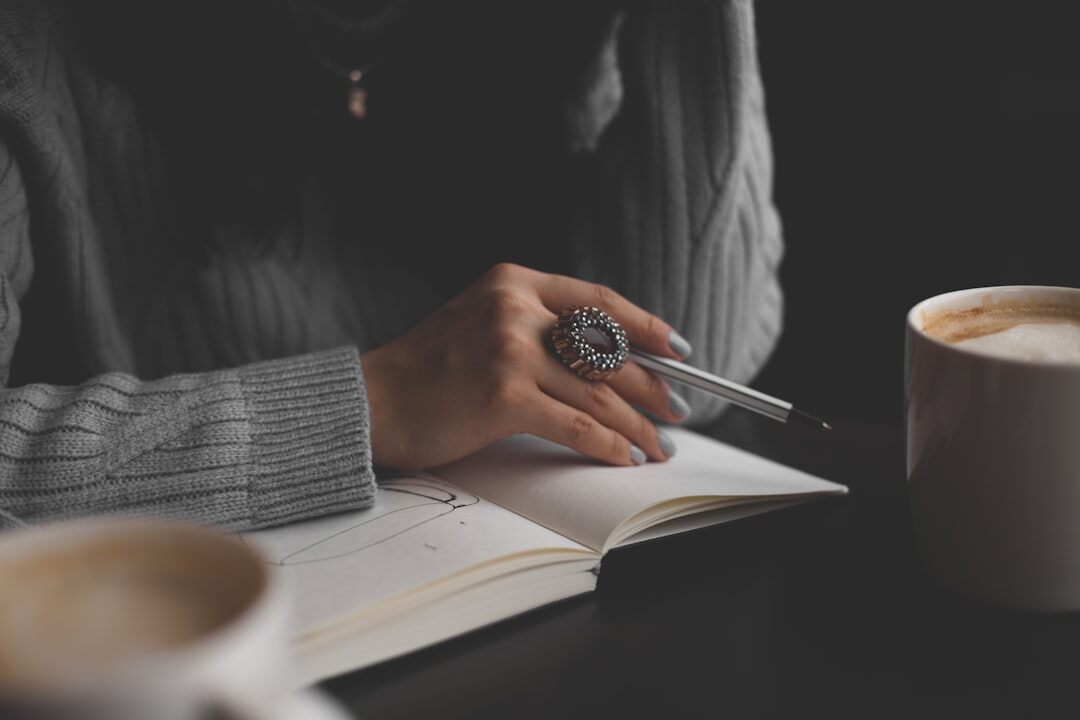 woman journaling thoughts